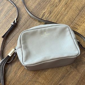 Kate Spade taupe crossbody